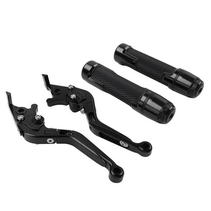 Black Extendable Brake Clutch Levers Grip Set for BMW S1000R S1000RR (2010-2023)