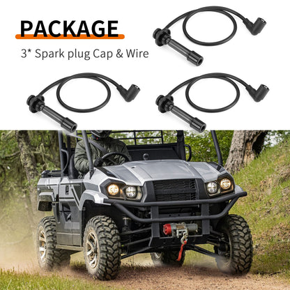 Spark Plug Cap & Wire for Kawasaki Mule PRO-FX PRO-FXT (2015–2023)