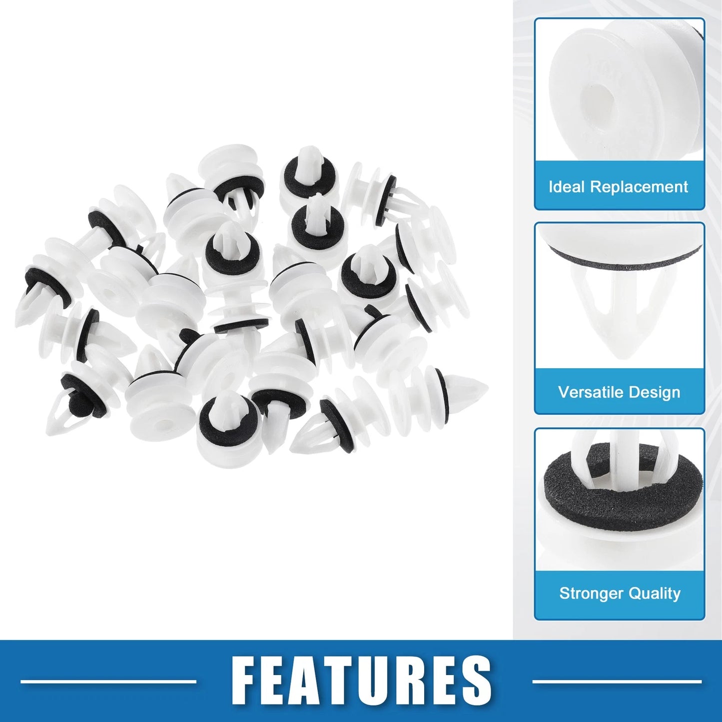 25 Pcs Door Panel Clips No.11519031 for Chevrolet