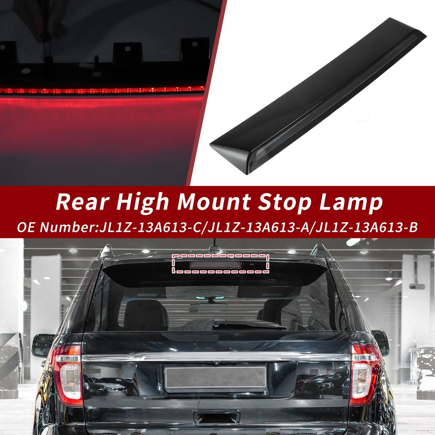 LED Third Brake Light for Ford Expedition Explorer (2011–2017) JL1Z13A613C