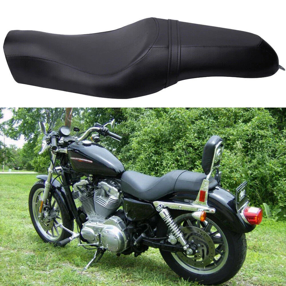 Driver & Passenger Seat Cushions for Harley Sportster XL883N XL1200 (2004-2023)
