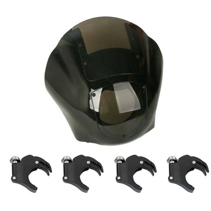 Quarter Fairing Windshield 49mm Clamps for Harley Dyna Sportster XL1200X