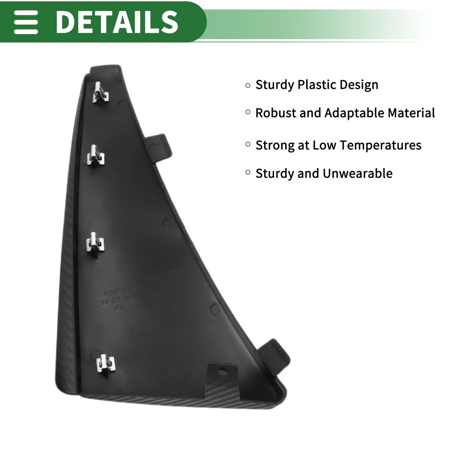 Mud Flaps Splash Guards for Chevrolet Corvette C8 (2021–2024) W/ Mounts