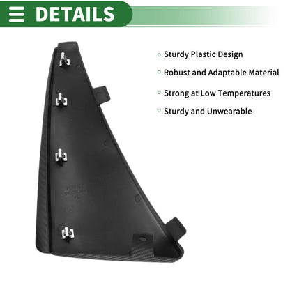 Mud Flaps Splash Guards for Chevrolet Corvette C8 (2021–2024) W/ Mounts