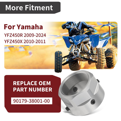 Rear Axle Lock Nut for Yamaha YFZ450X/YFZ450R (2009–2024)
