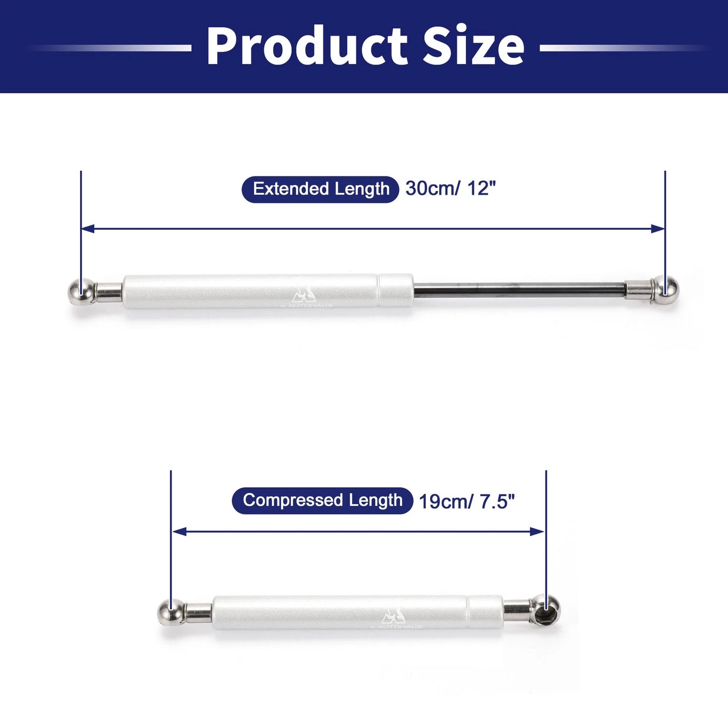 1pc 12" Lift Support Strut Gas Spring for RV (110Lbs/500N)