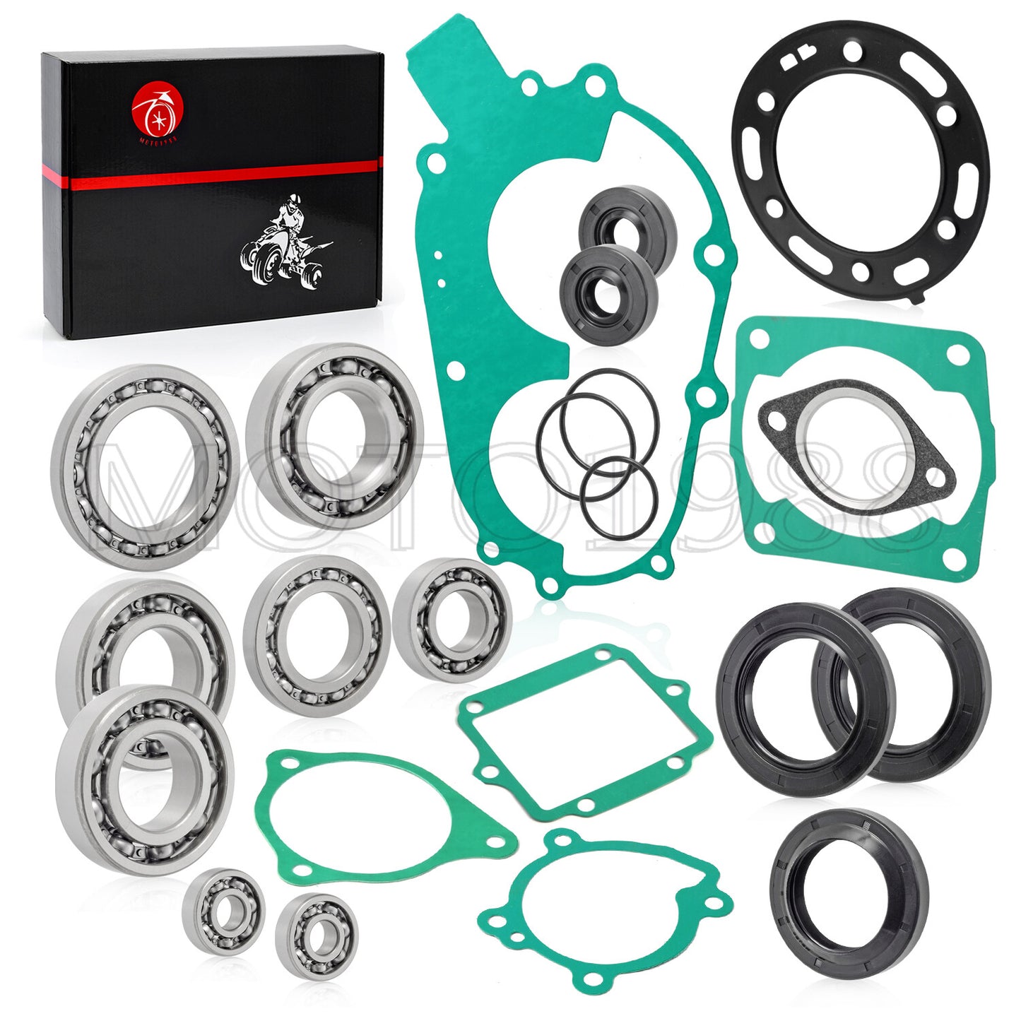 Engine Bearing Seal Gasket Rebuild Kit for Polaris Scrambler 400 (1995–2002)