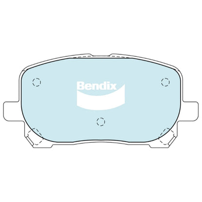 Set of 4 Bendix Front Disc Brake Pads for Toyota Avensis Verso (2001–2010)