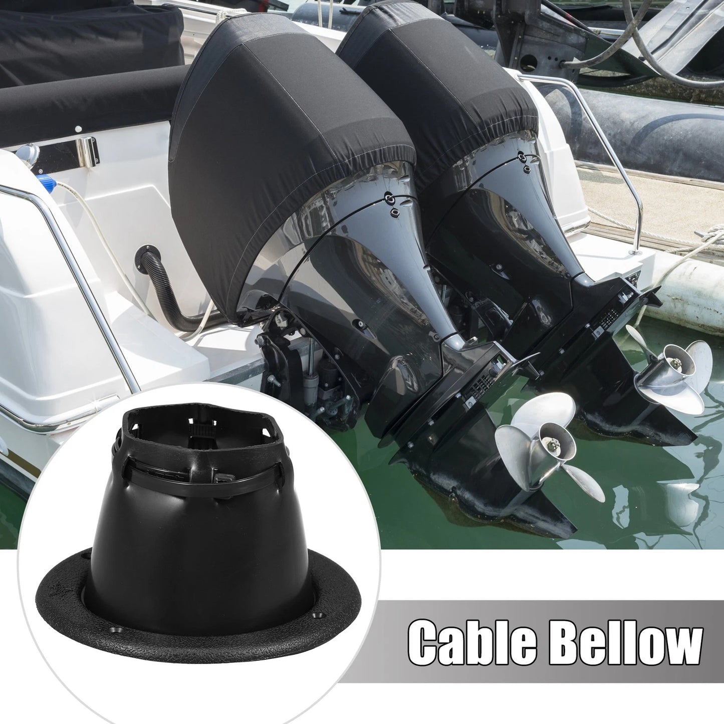 Steering Shift Cable Boot Bellows for Marine Boat (12cm)