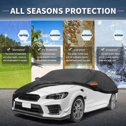 Waterproof Aluminum Film Car Cover for Subaru WRX Sedan (2015–2021)