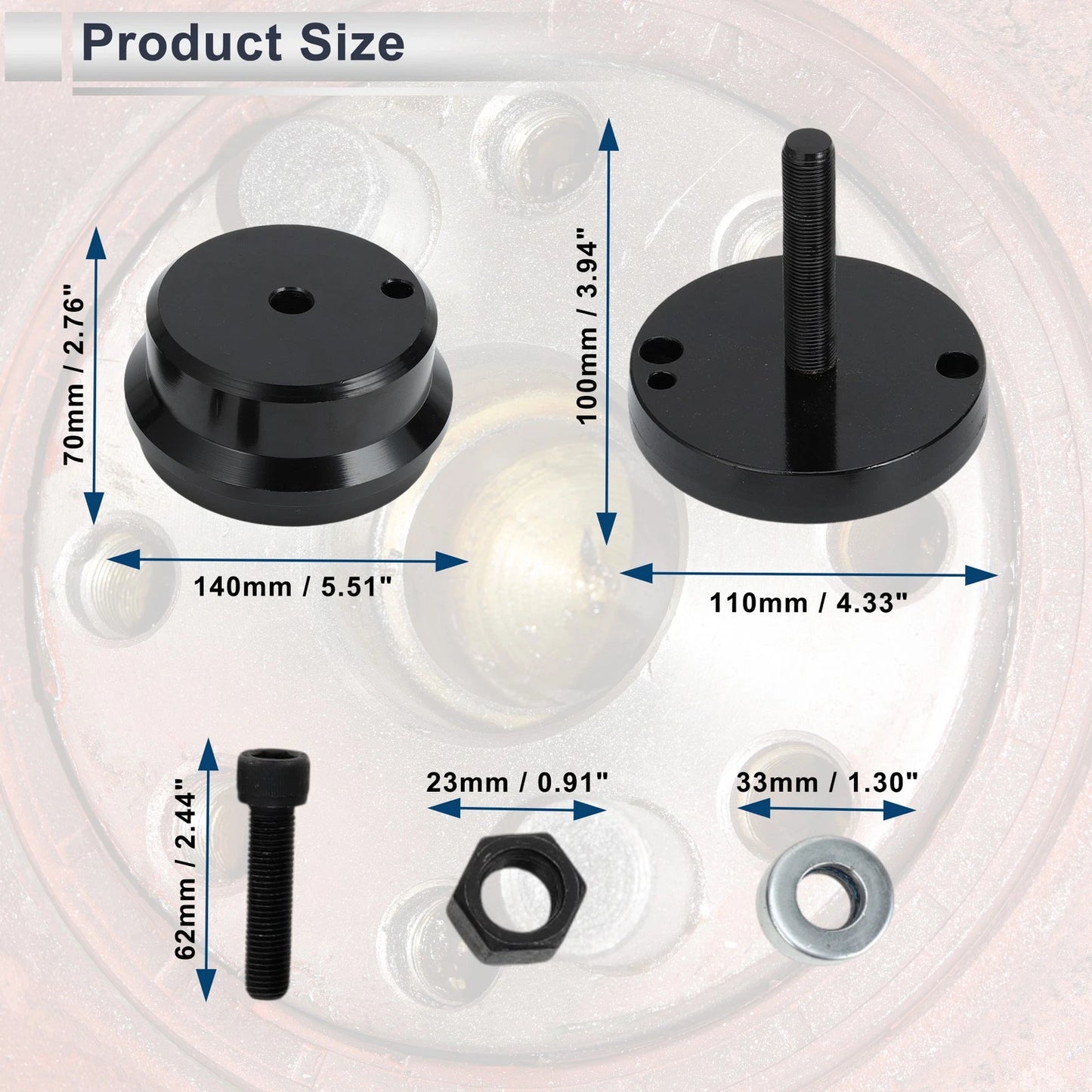 Rear Crankshaft Seal Installer Tool for Ford Super Duty F-650 (2016–2021)
