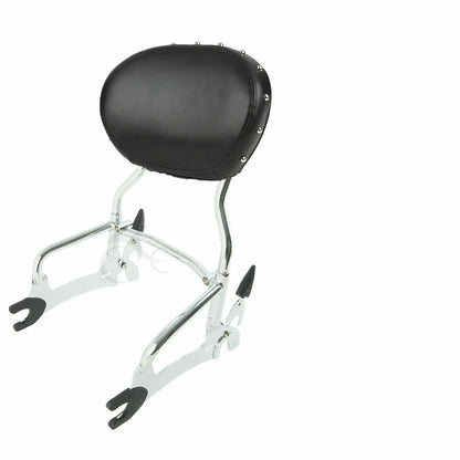 Chrome 12" Sissy Bar Backrest Pad for Indian Chief Dark Horse (2014-2018)