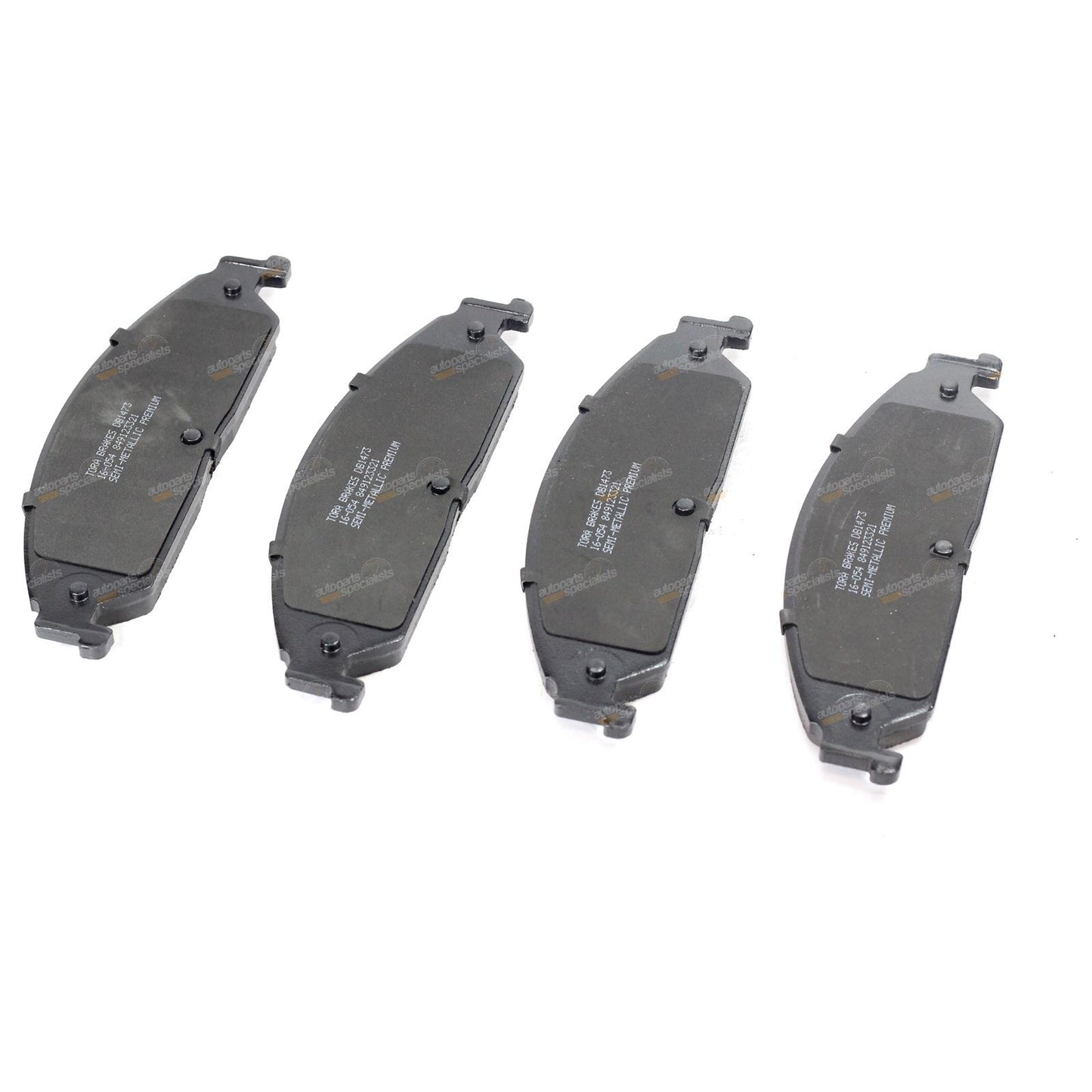 2 Front Disc Rotors + Brake Pads for Ford Territory (2004–2014)