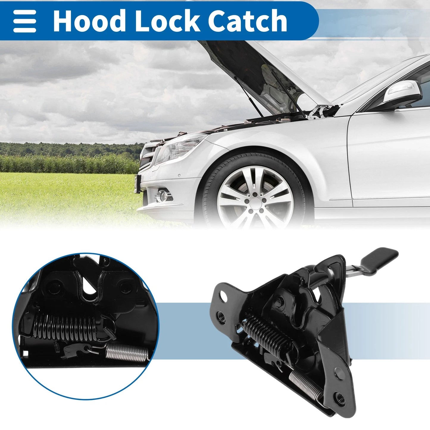 Hood Latch Assembly for Hyundai Elantra (2011–2016) No. 81130-3X000