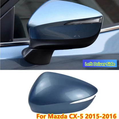Blue Left Driver Side Rearview Mirror Cap Cover for Mazda CX-5 (2015–2016)