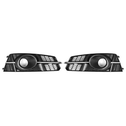 Fog Light Grille for Audi A6 S6 C7 2016-2018 ()