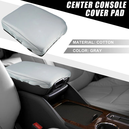 Center Console Cover Armrest Protector for Volkswagen Atlas (2018–2023) Gray