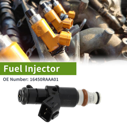 Fuel Injector No. 16450RAAA01 for Honda Accord 2.4 (2003–2007) 1 Pc Black
