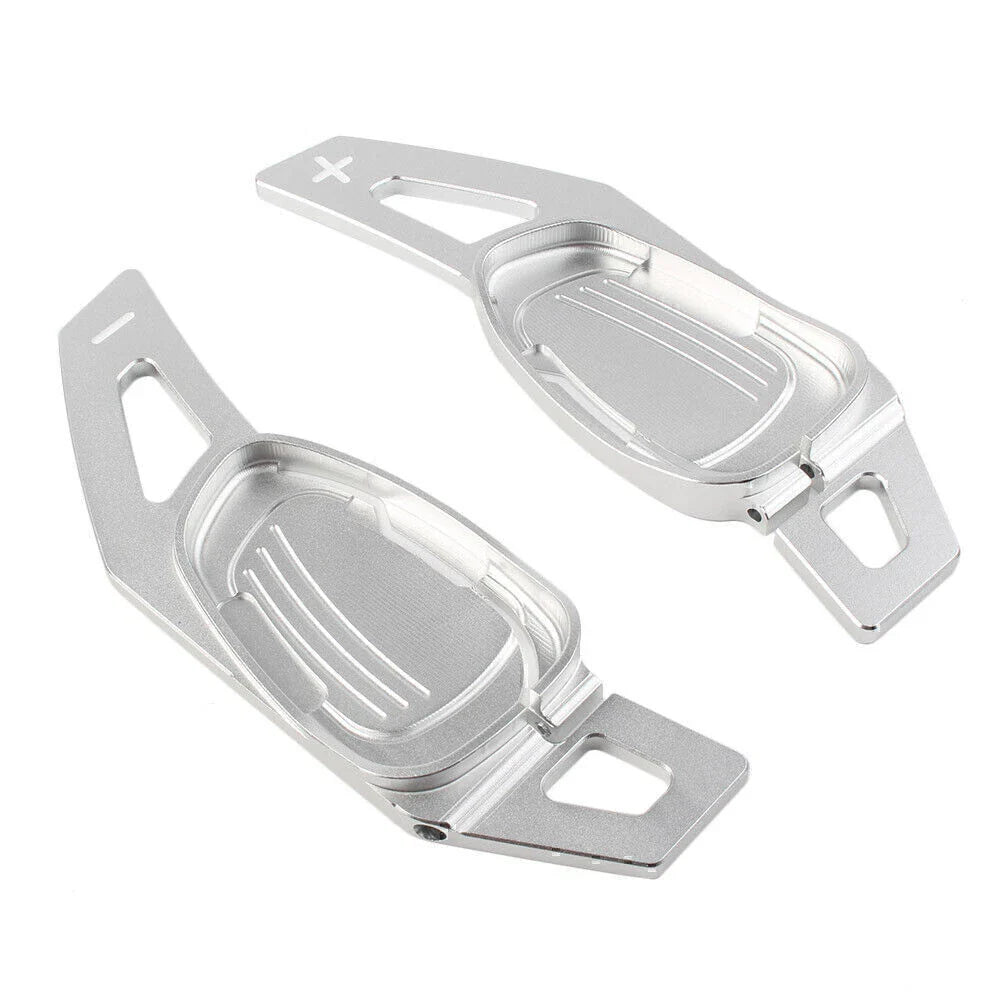 Aluminum Silver Shift Paddle Extensions for Audi A5/S5/SQ5 (2016)