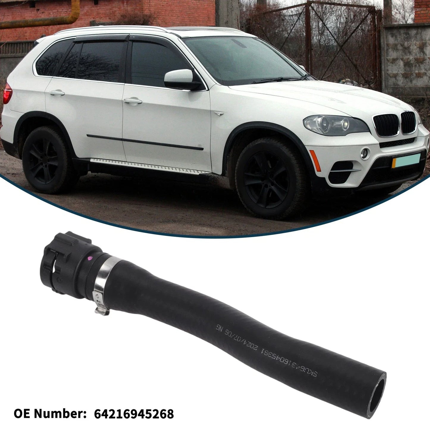 Radiator Hose for BMW X5 E70 xDrive35d 3.0L Diesel (2014-2018)