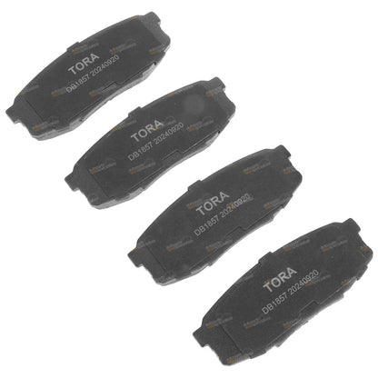 Set of 4 Rear Disc Brake Pads for Landcruiser 200 Series (2007–2021)