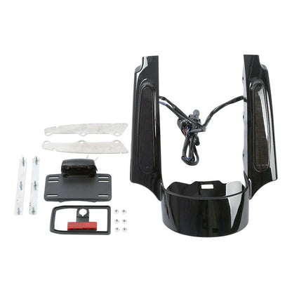 Rear Fender Fascia w/ Red Light for Harley Touring Road Glide King (2009-2013)