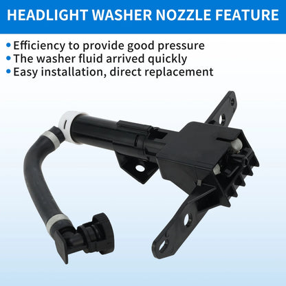 Right Driver Side Headlight Washer Nozzle for Subaru Forester (2014–2018)