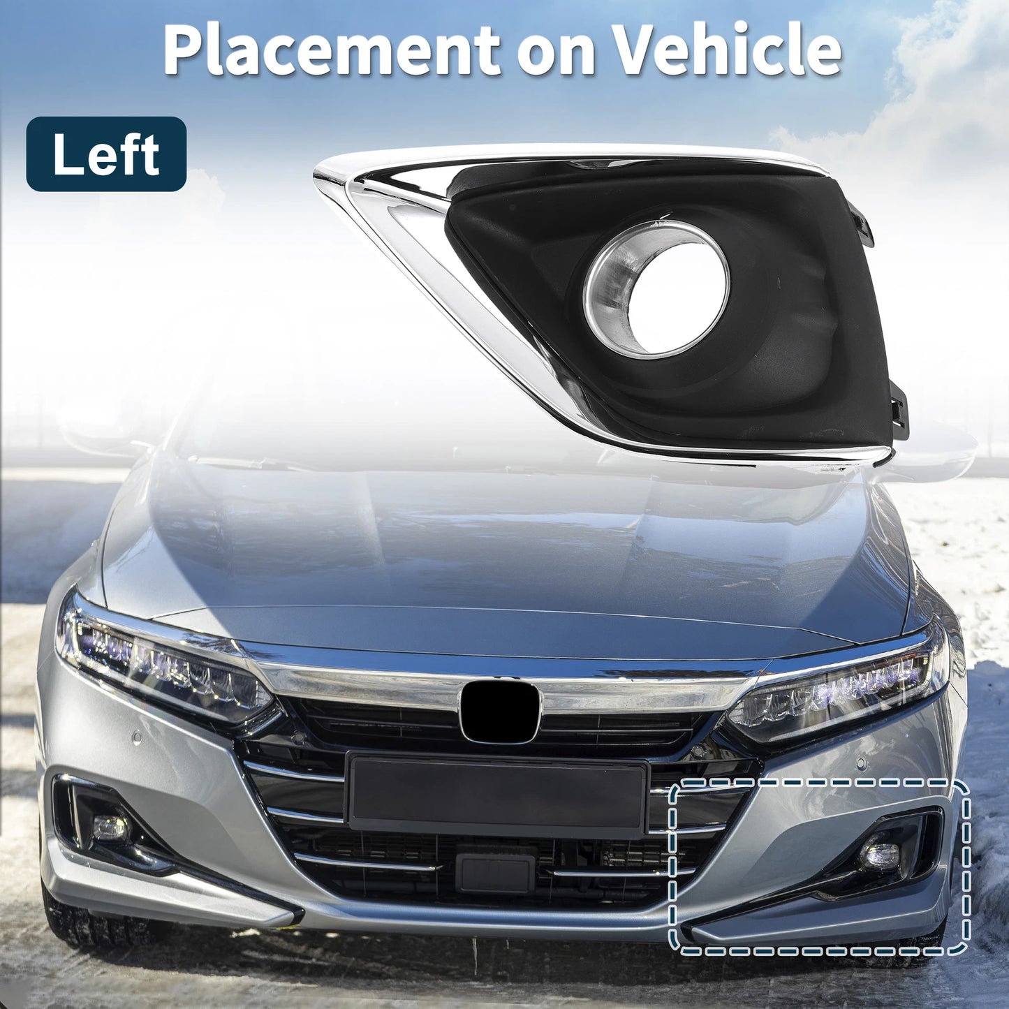 1 Pc Fog Light Grill for Buick Envision (2019–2020) No. 42489938