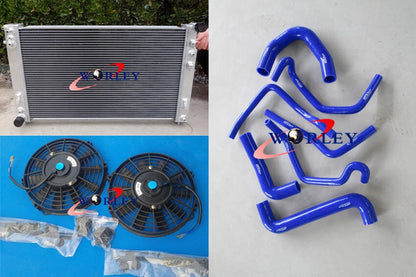 Aluminum Radiator with Fans and Hoses for Holden Commodore VT VX VU (1997–2006)