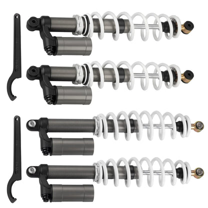 2 x Front + Rear Air Shocks Absorbers for Polaris RZR S 800 (2009–2012)
