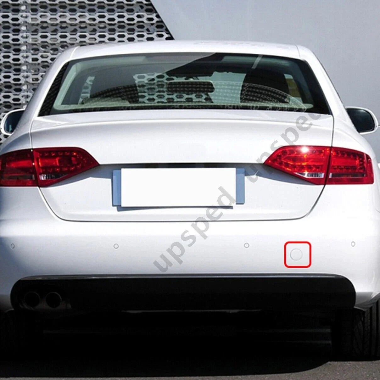 Rear Bumper Tow Hook Cover Cap for AUDI A4 S4 (2008–2013)