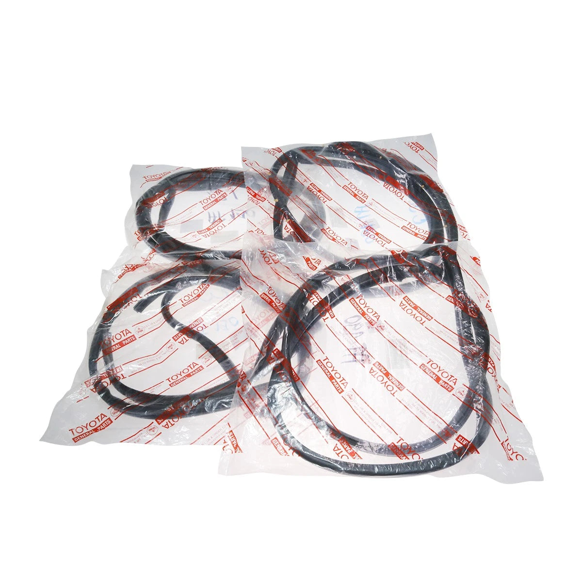 Set of 4 Weatherstrips for Toyota Corona Carina E (1992–1998)
