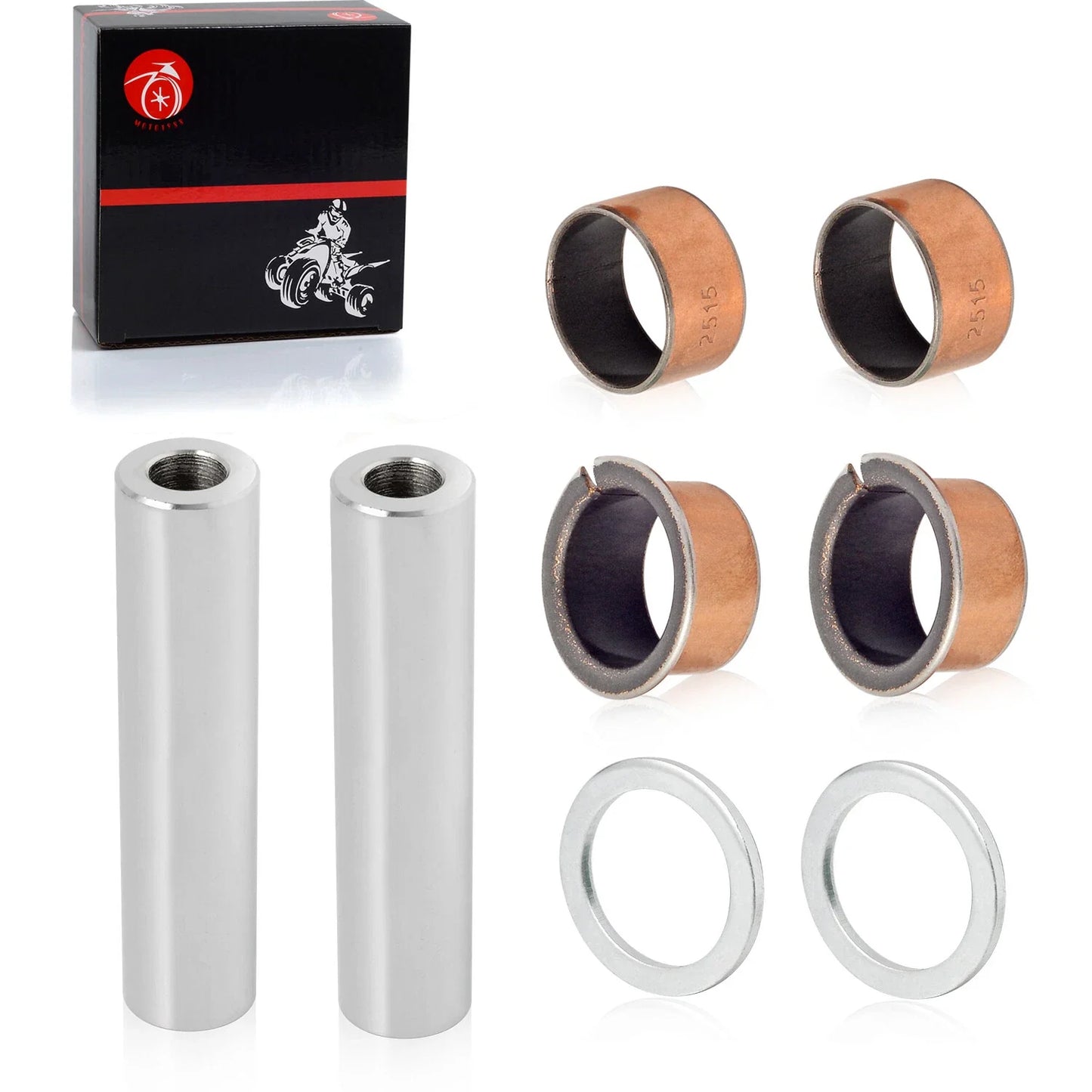 Spindle Bushings King Pin Tubes Kit EZGO RXV TXT/PDS (1996–2013)