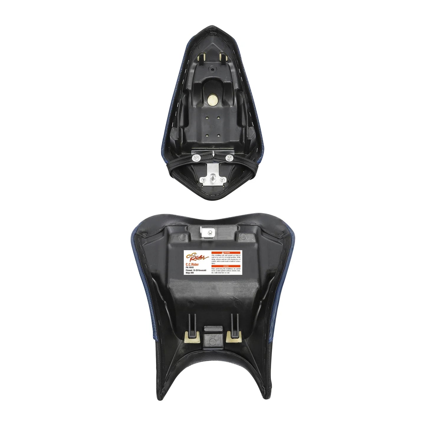 Rider Driver Passenger Seats for Kawasaki Ninja 400 Z400 (2018-2023)