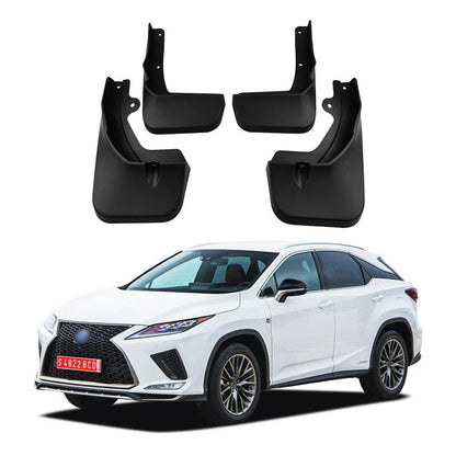 2x Front+Rear Mud Flaps Splash Guard Fenders for Lexus RX350 RX450h (2020–2022)