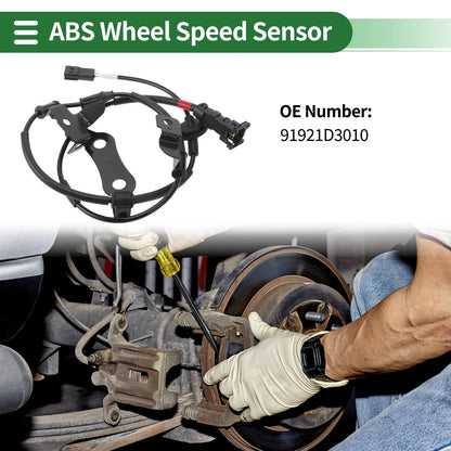 ABS Wheel Speed Sensor No. 91921D3010 for Hyundai Tucson 2WD (2015–2021)
