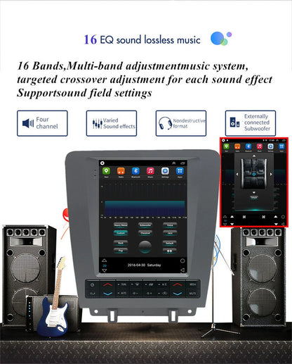 9.7" Vertical Stereo Radio GPS Navigation for 2010-2014 Ford Mustang