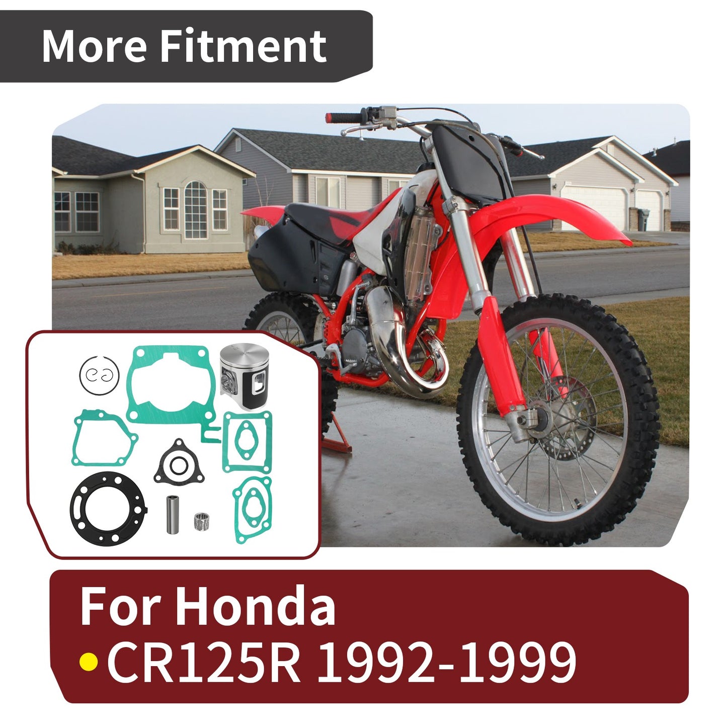 Top End Rebuild Kit for Honda CR125R (1992–1999)