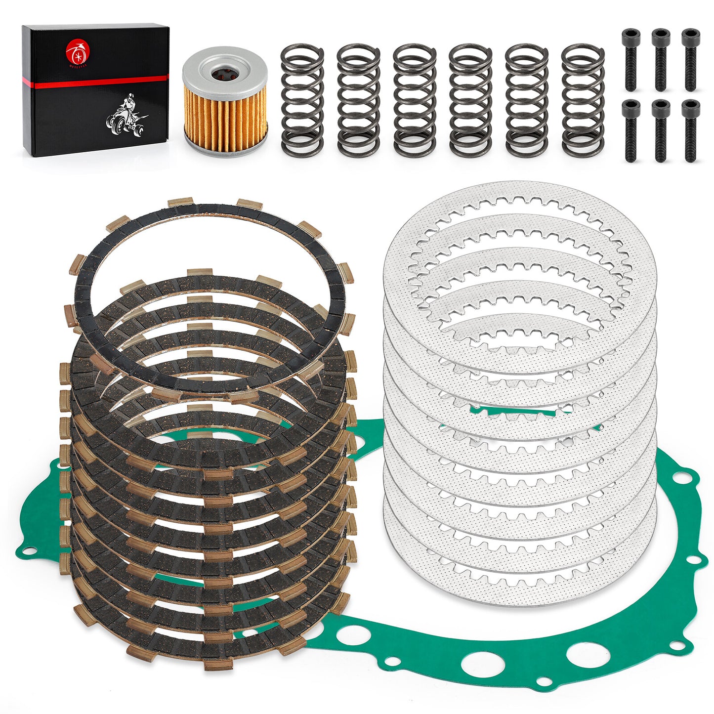 Clutch Friction Plates & Gasket Kit for Suzuki QuadSport Z400 (2003–2008)