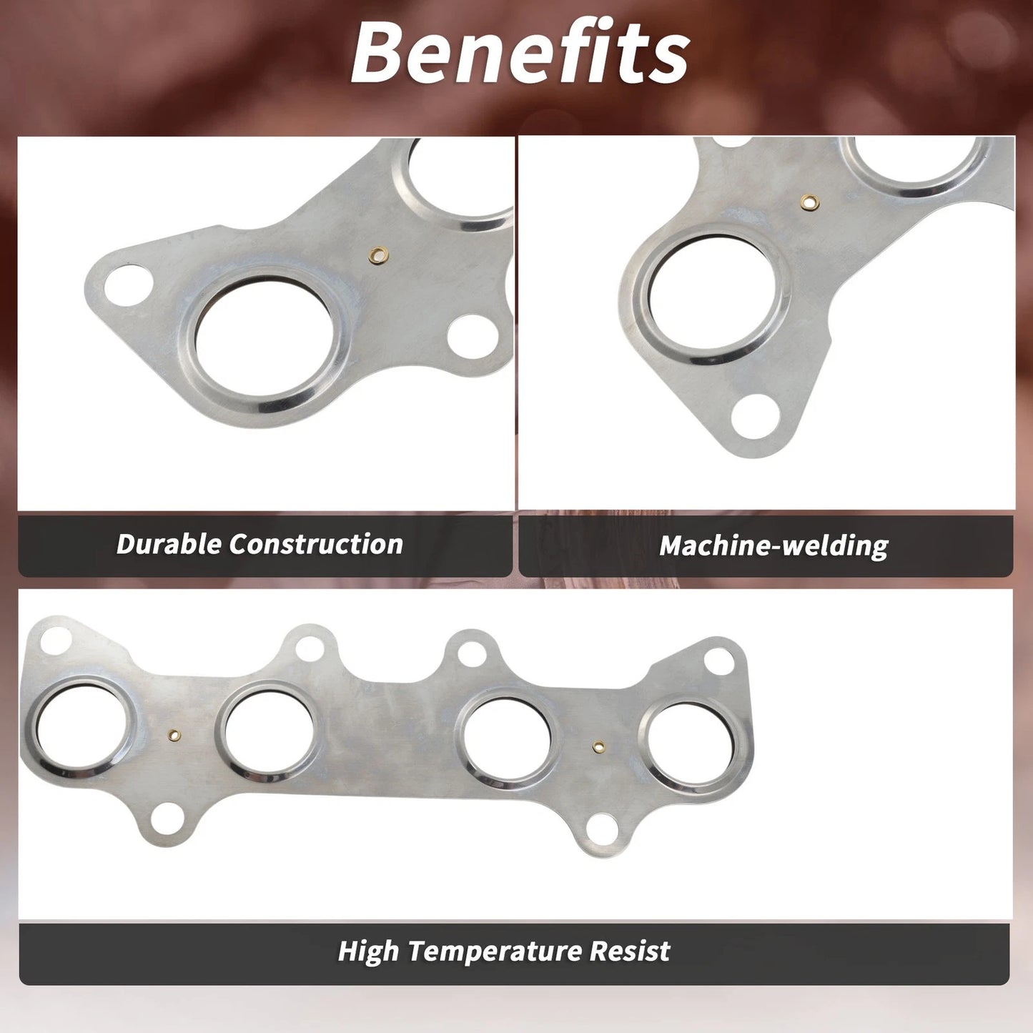 Exhaust Manifold Header Gasket for Toyota Corolla (1992–2000) No. 1717311050