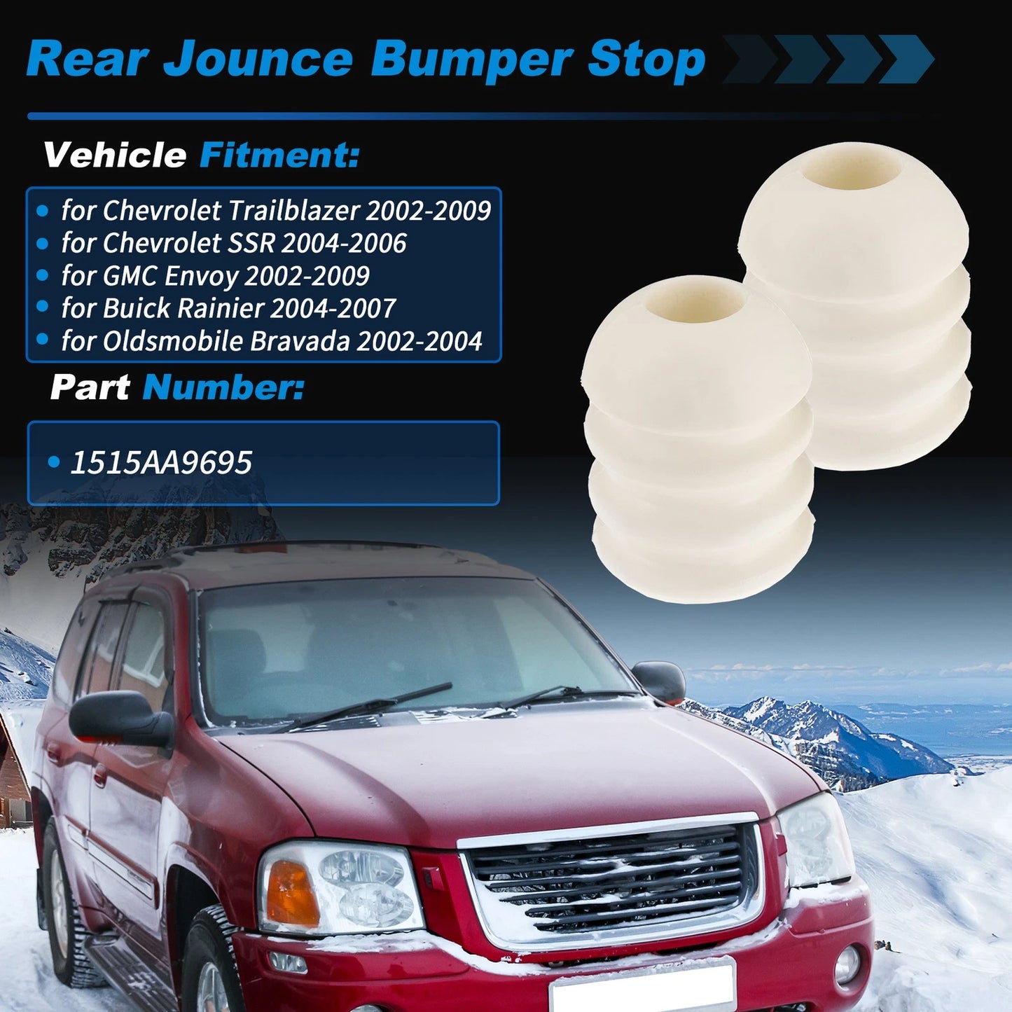 Suspension Bump Stop for Chevrolet Trailblazer (2002–2009) No. 1515AA9695