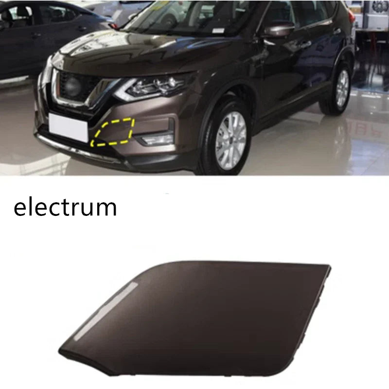 Front Bumper Tow Hook Eye Cover Cap for Nissan Rogue (2017–2021)