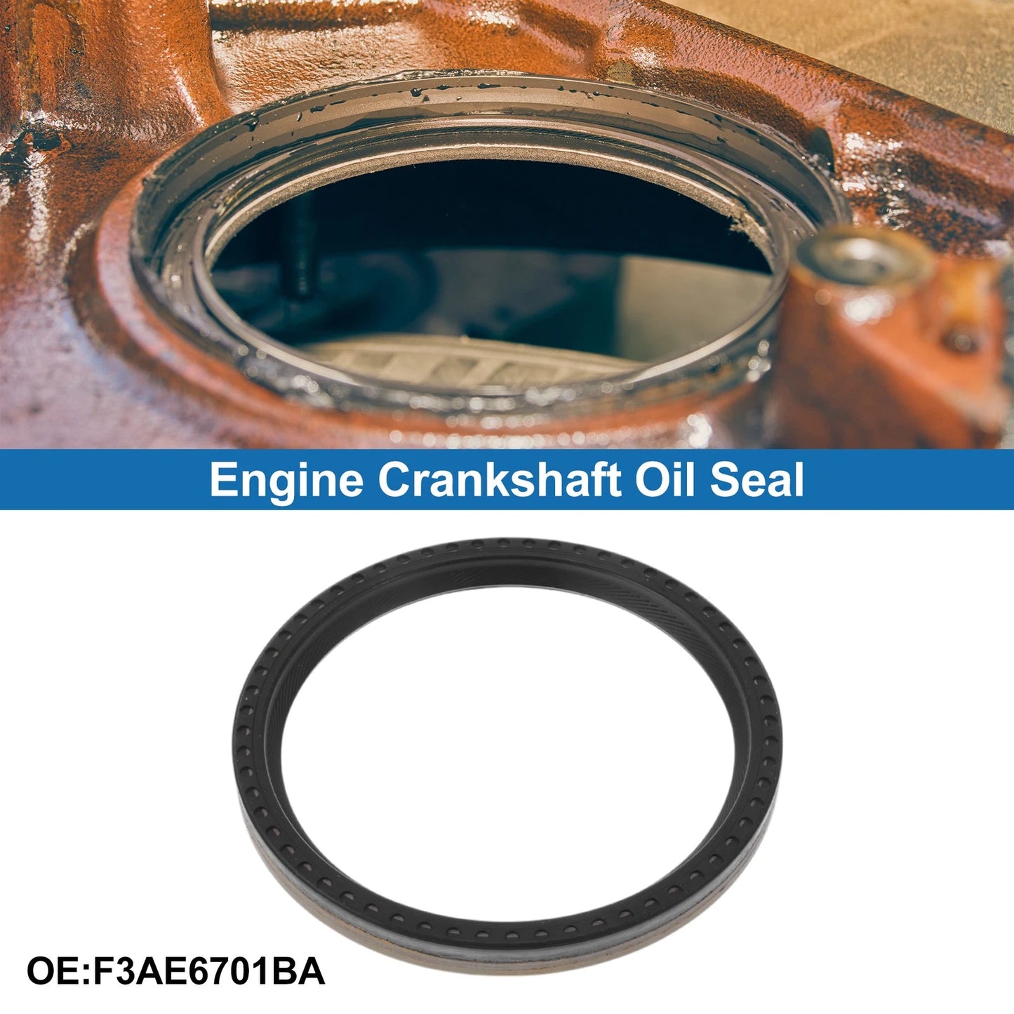 Rear Crankshaft Oil Seal for Ford F-150 (1996–2007) No.F3AE6701BA