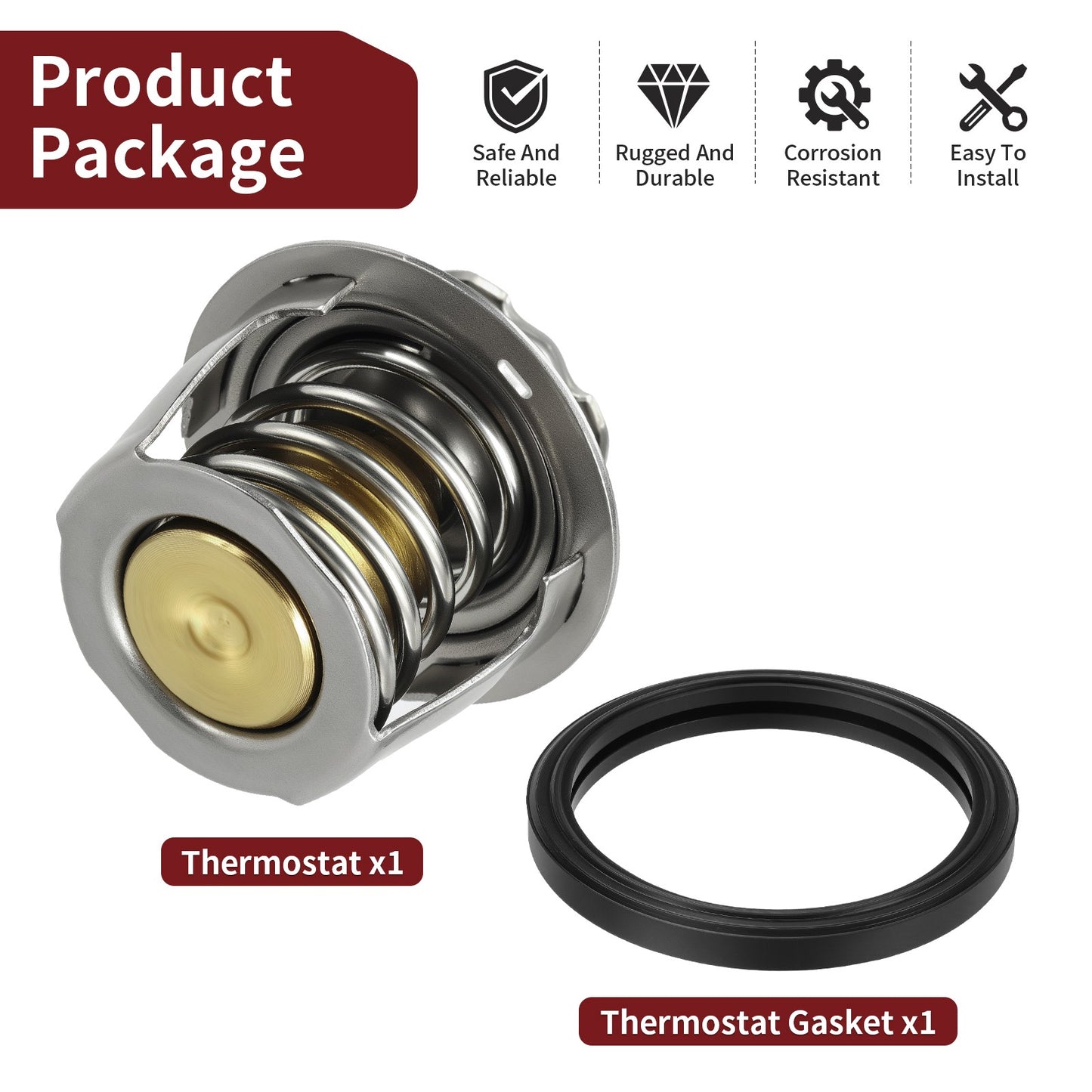 Thermostat & Gasket for Kawasaki Ninja 250R (2008–2012)