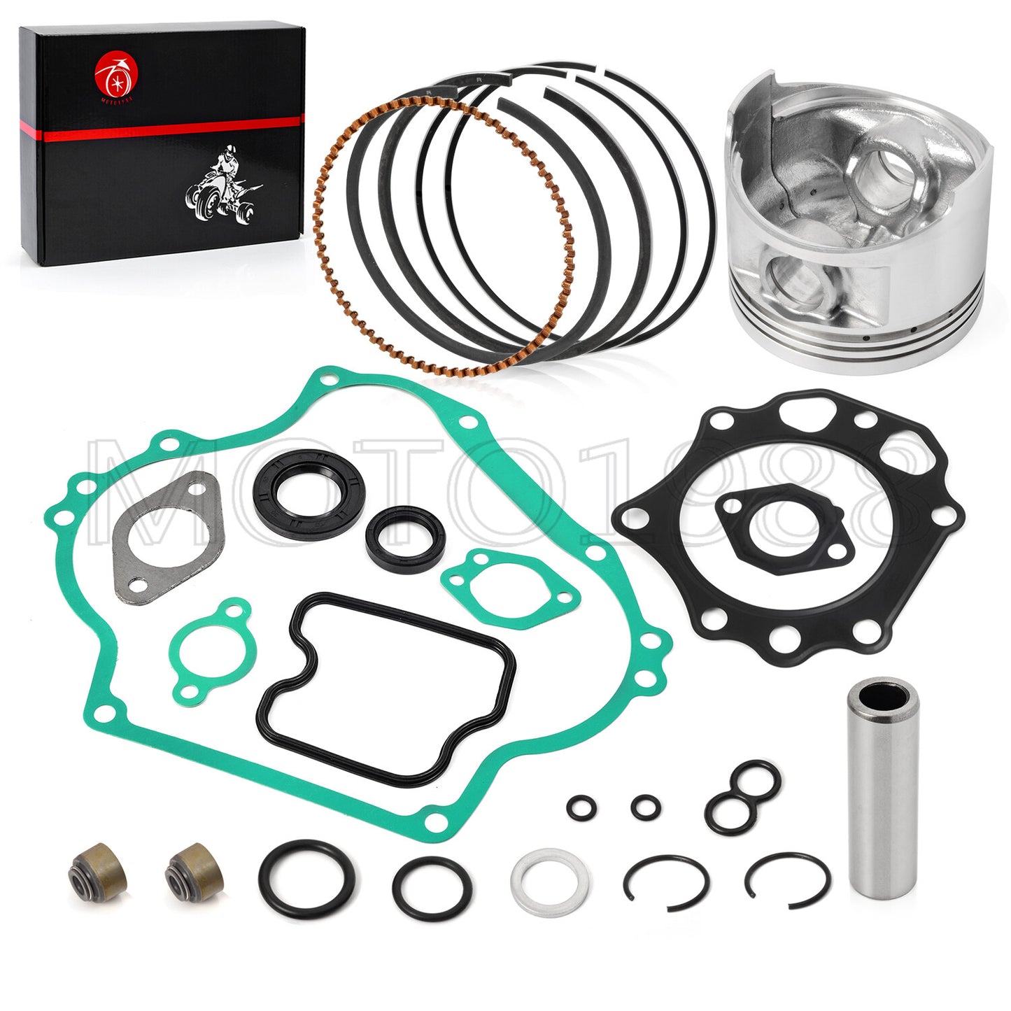 Engine Rebuild Gasket Kit for Kawasaki Mule 500 520 550 (1993–2009)