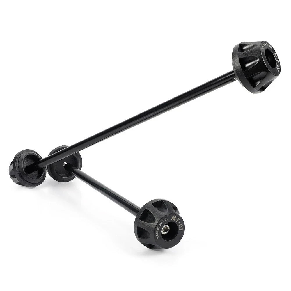 Front & Rear Axle Fork Crash Sliders for YAMAHA MT-07, FZ-07, XSR700 (2014-2023)