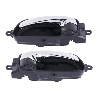Door Handle Inner 2 x Chrome FrontRear LeftRight for Nissan Altima (2013–2017)
