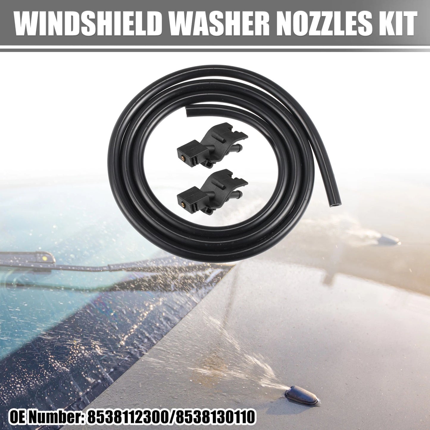 Windshield Washer Nozzles Spray Kit for Toyota Camry (No. 8538112300)