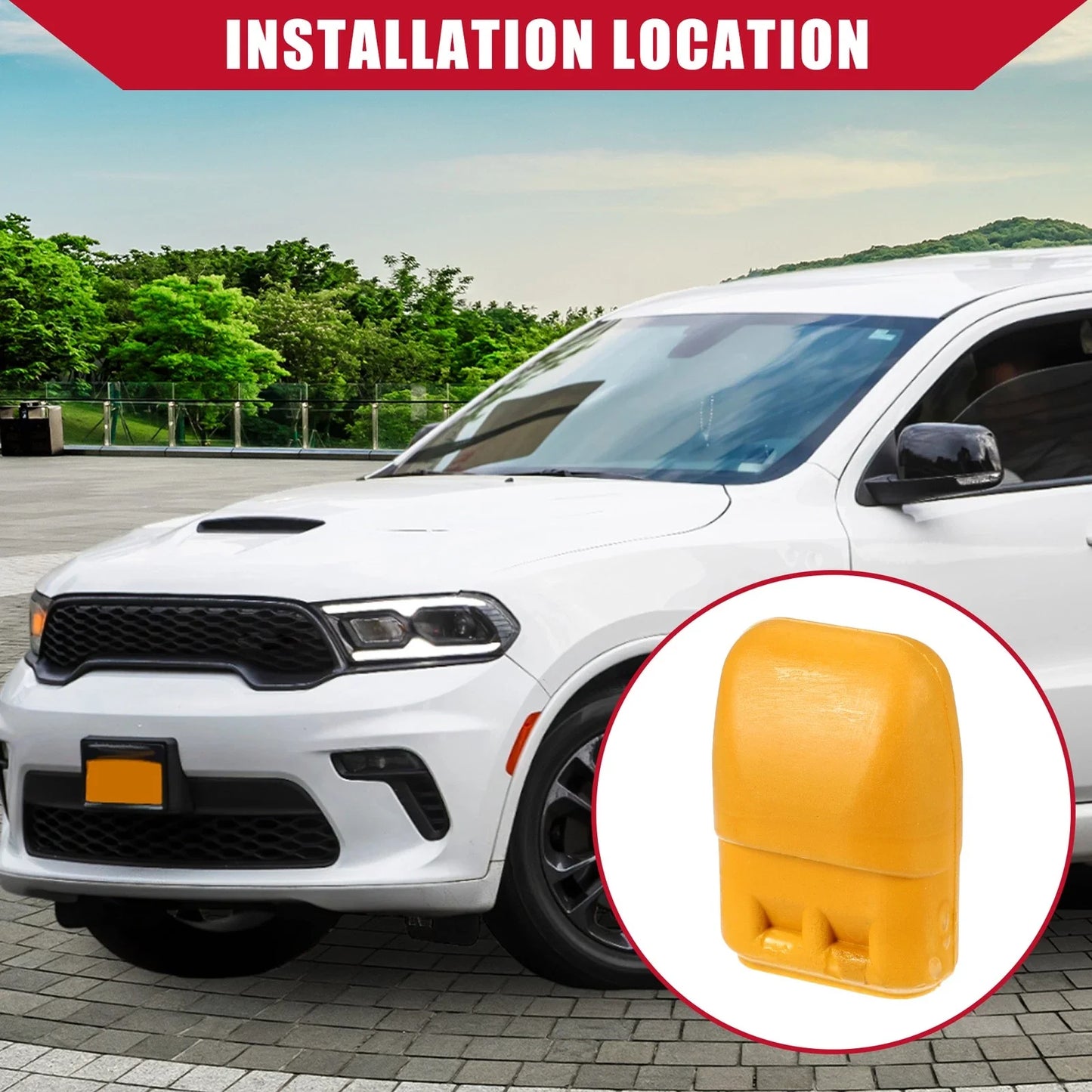 Front Jounce Bumper for Dodge Durango 2000-2003 Durable Rubber Component