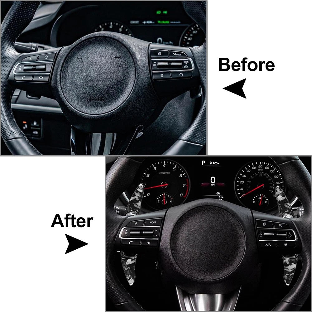 Steering Wheel Shifter Paddle Extension for Kia Forte K3 Cadenza Ceed K7